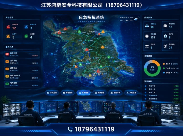 西双版纳应急指挥系统展示图